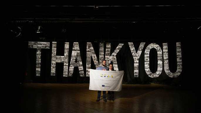 Final picture of the Thank You Erasmus Video
